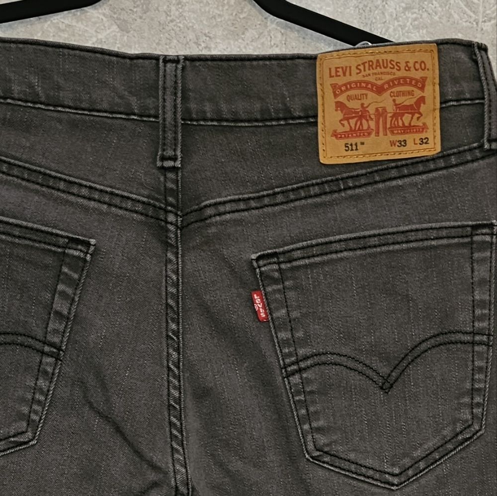 Levis 511 grey 33x32